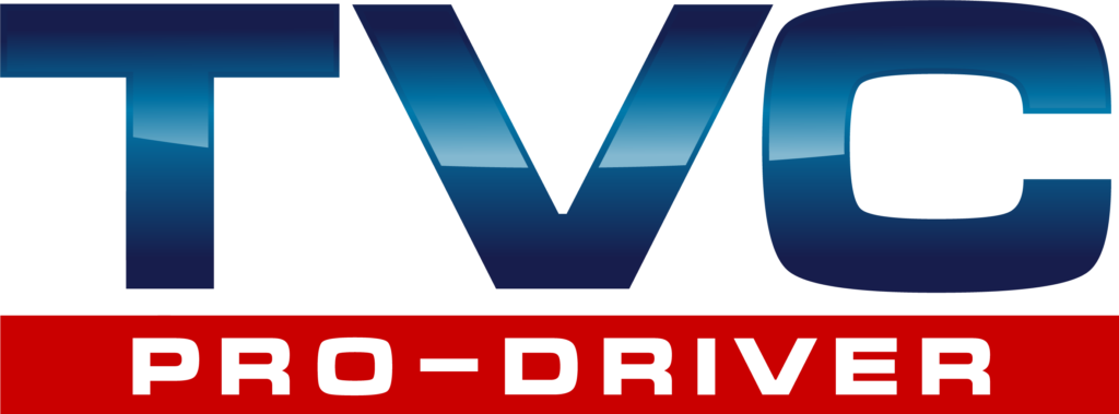 Logotipo de conductor profesional de TVC