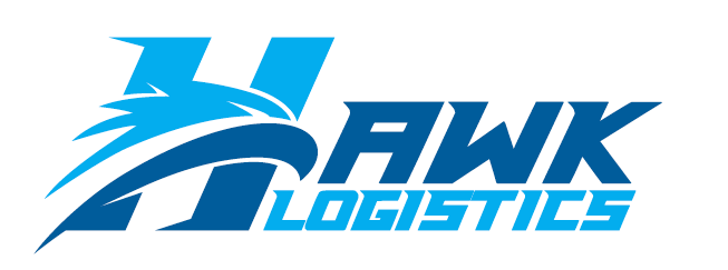 Logotipo de logística de halcón